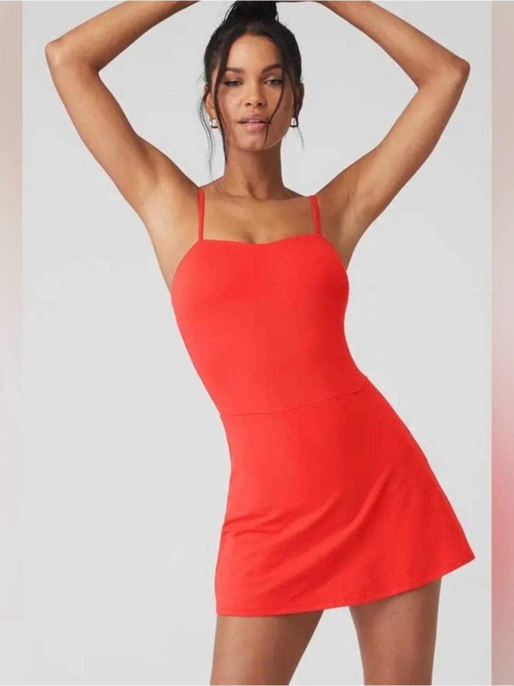 Alo Alosoft Courtside Red Athletic Dress size small